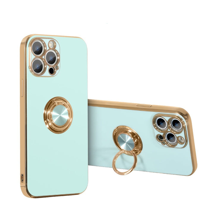 Cute Silicone Ring Holder Stand Case for iPhone 14 13 12 11 Pro XS Max Plus XR - Eastlakes Electronics