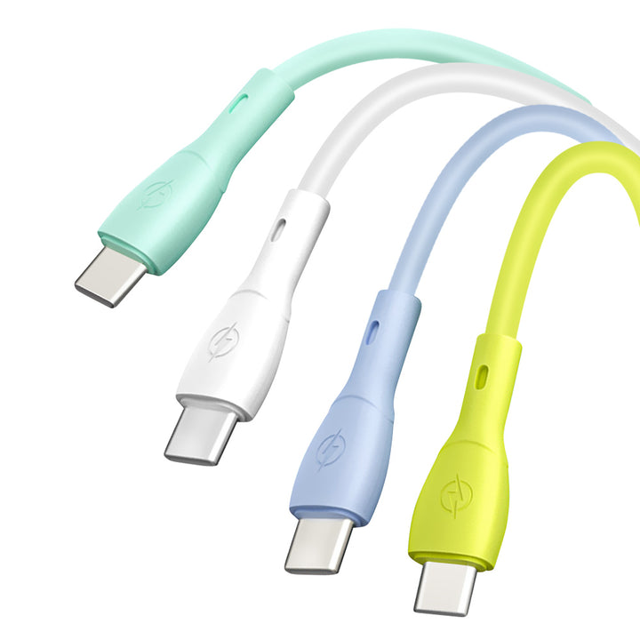 Colourful Pastel USB C Charging Data Fast Charging Cable - Eastlakes Electronics