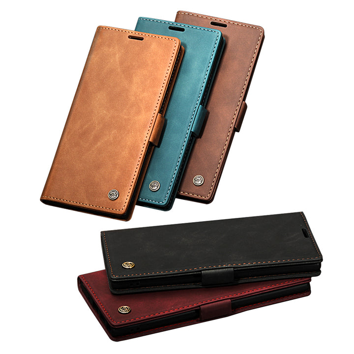 Leather Wallet Case for Samsung S10 Note 10 Plus 5G S20 S21 S22 Ultra - Eastlakes Electronics