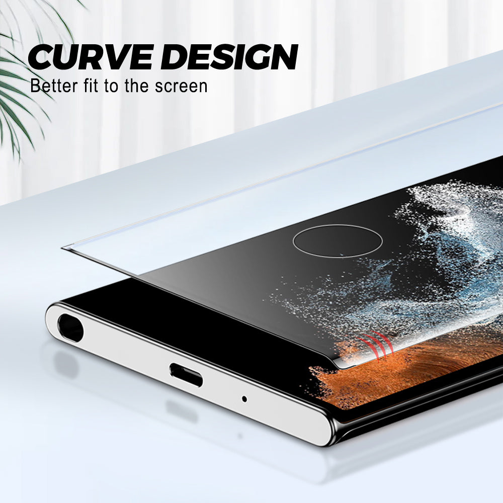 EASTele Samsung Galaxy S25/S24/S23/S22 Tempered Glass Screen Protector Full Cover