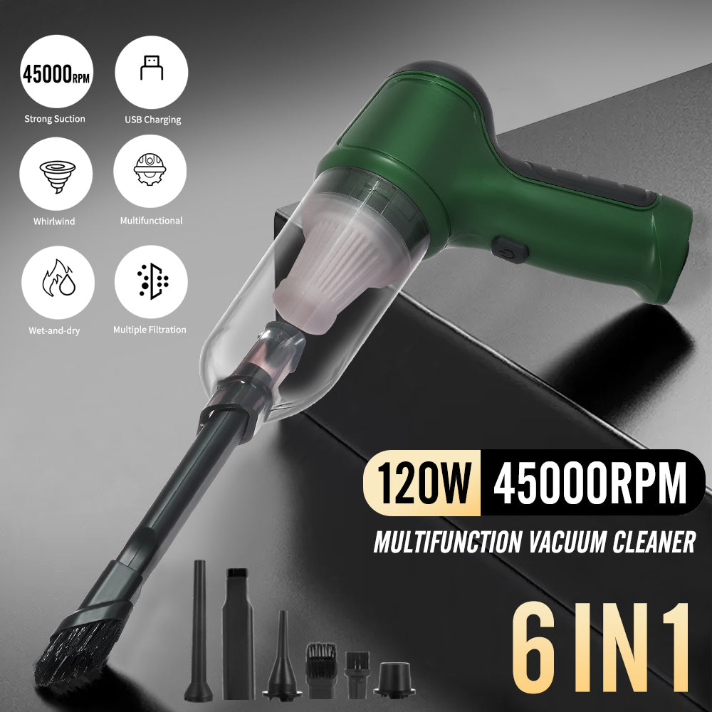 Wireless Mini Car Vacuum Cleaner Blower Handheld Home Air Duster