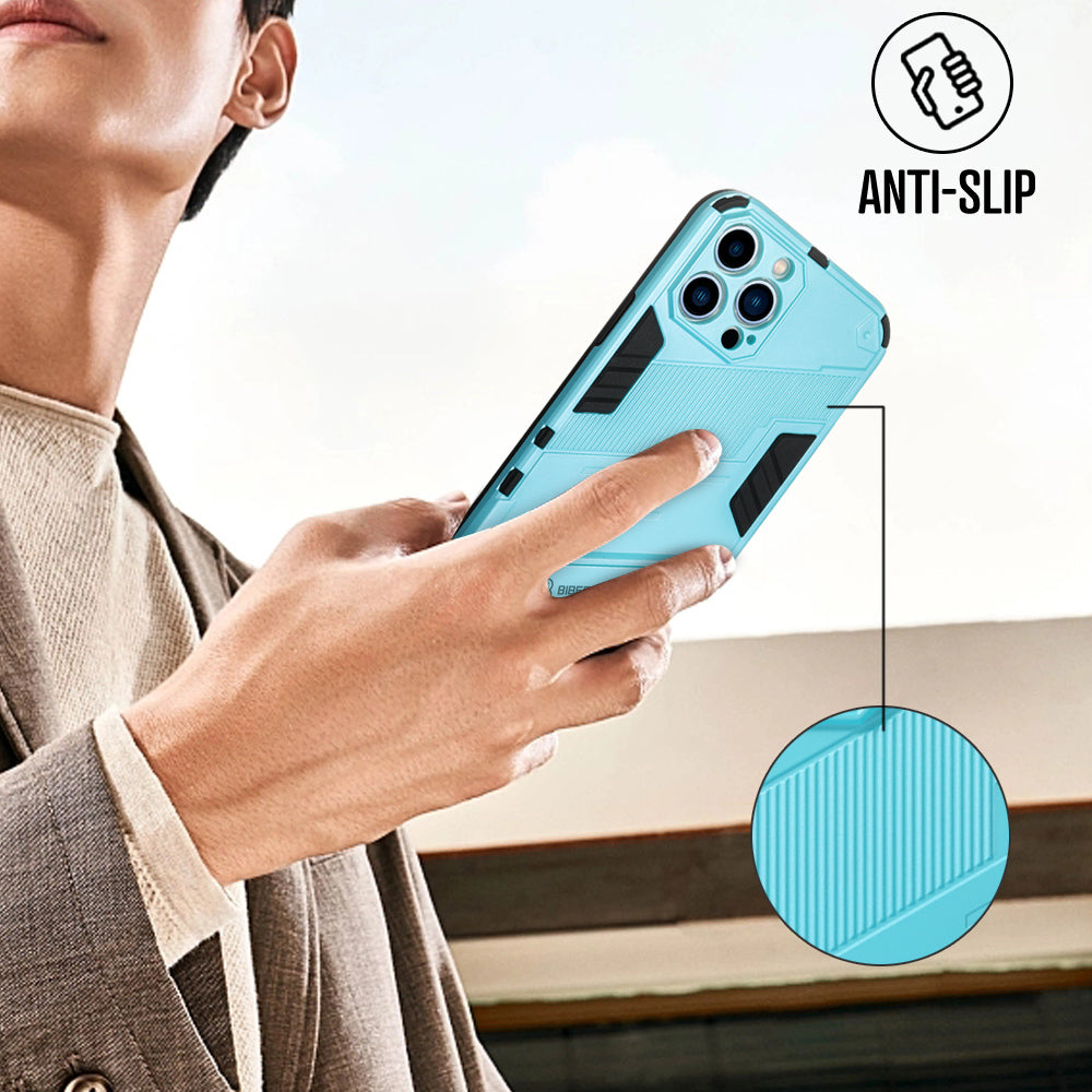 iPhone 13 Series Shockproof Rugged Armor Case Magnetic Stand Holder - Eastlakes Electronics