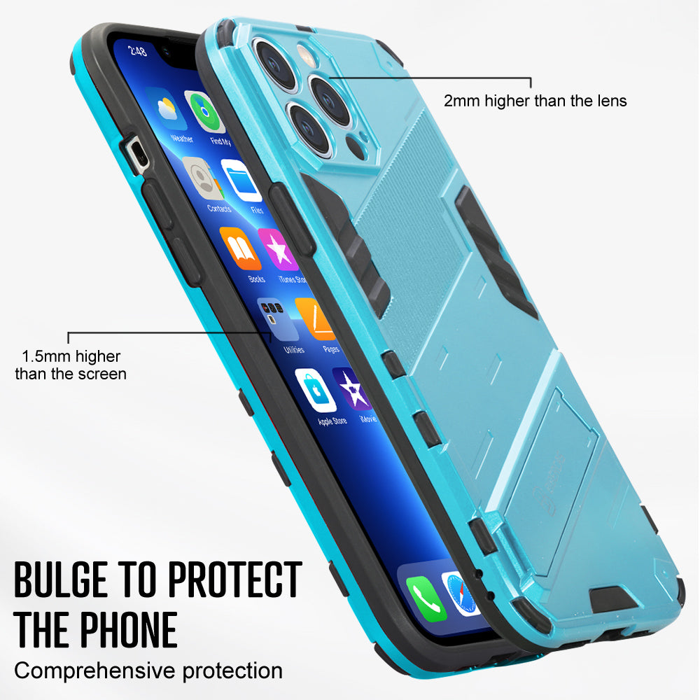 iPhone 13 Series Shockproof Rugged Armor Case Magnetic Stand Holder - Eastlakes Electronics