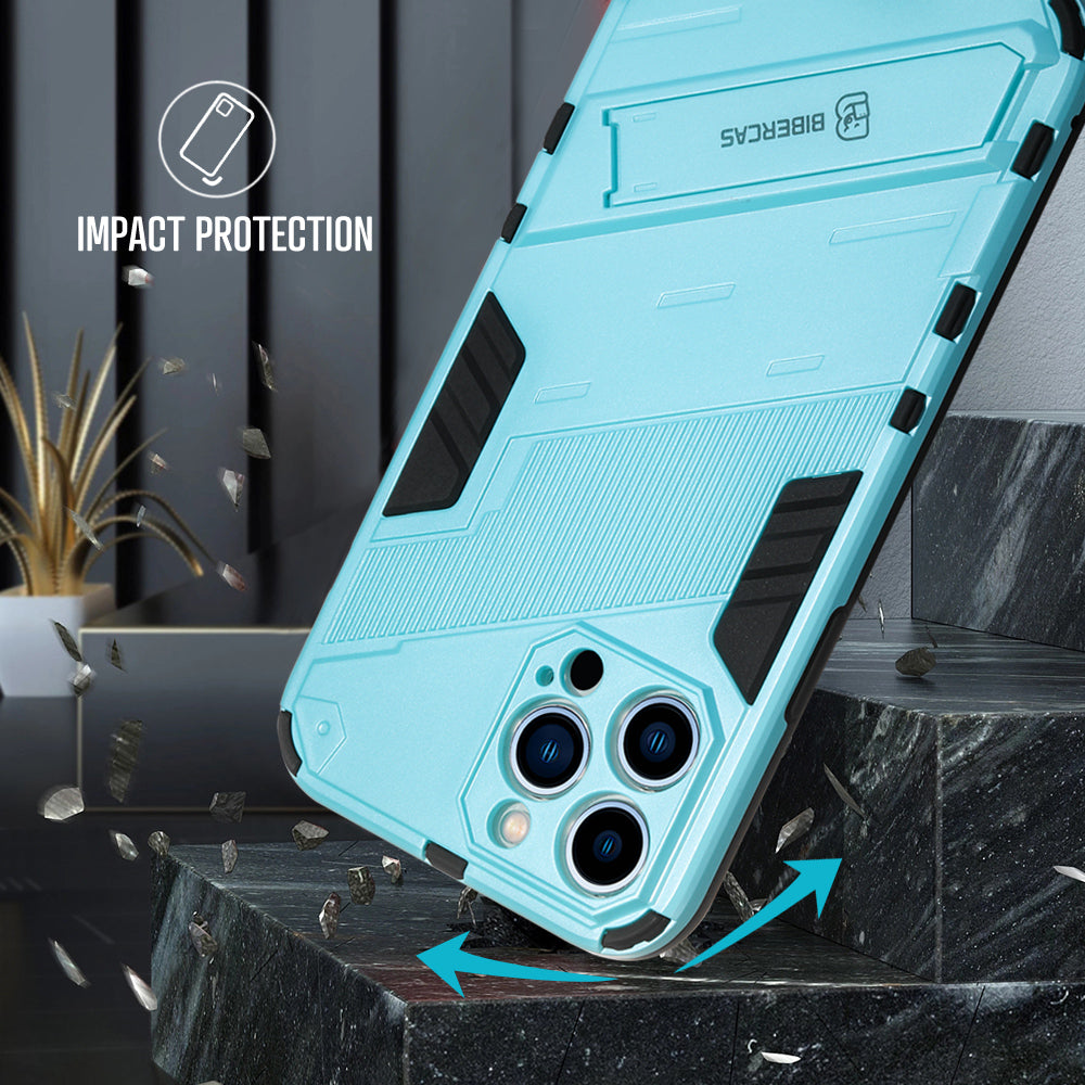 iPhone 13 Series Shockproof Rugged Armor Case Magnetic Stand Holder - Eastlakes Electronics