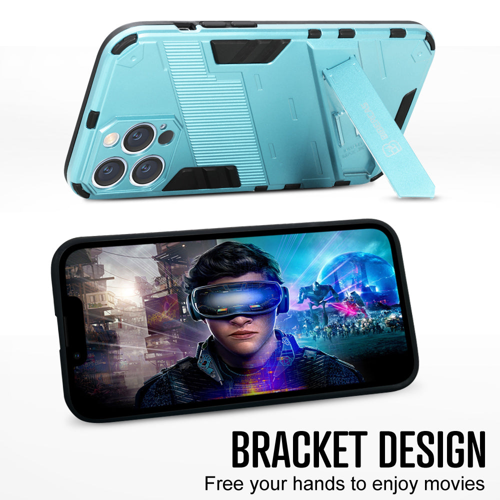 iPhone 13 Series Shockproof Rugged Armor Case Magnetic Stand Holder - Eastlakes Electronics