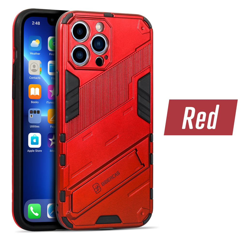 iPhone 13 Series Shockproof Rugged Armor Case Magnetic Stand Holder - Eastlakes Electronics