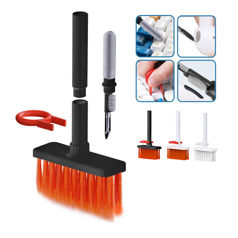 5-in-1 Desktop Keyboard Brush and Key Cap Remover Cleaning Kit
