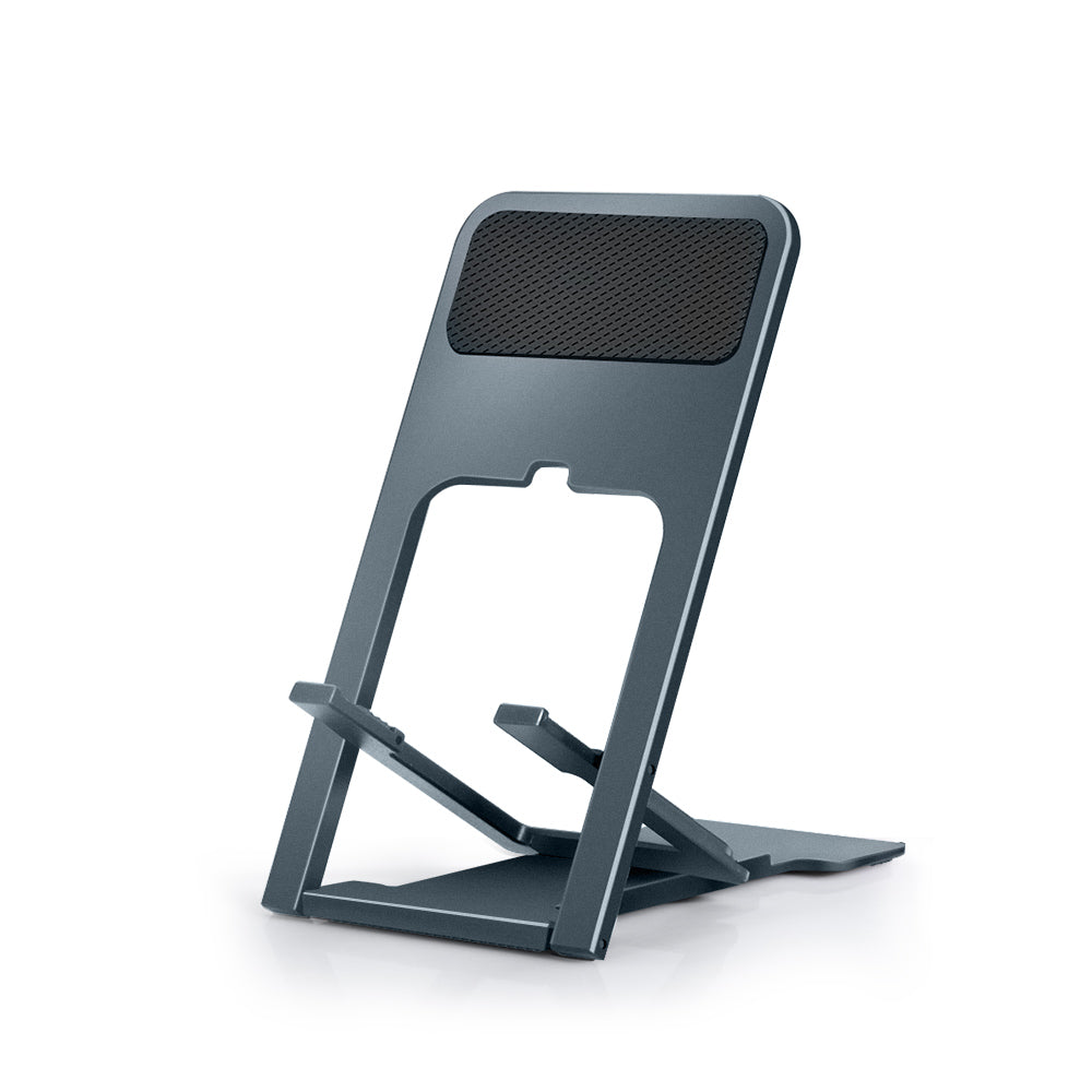 Folding Desk Mobile Stand Phone Mount Holder For Phones and Tablets Grey - Eastlakes Electronics