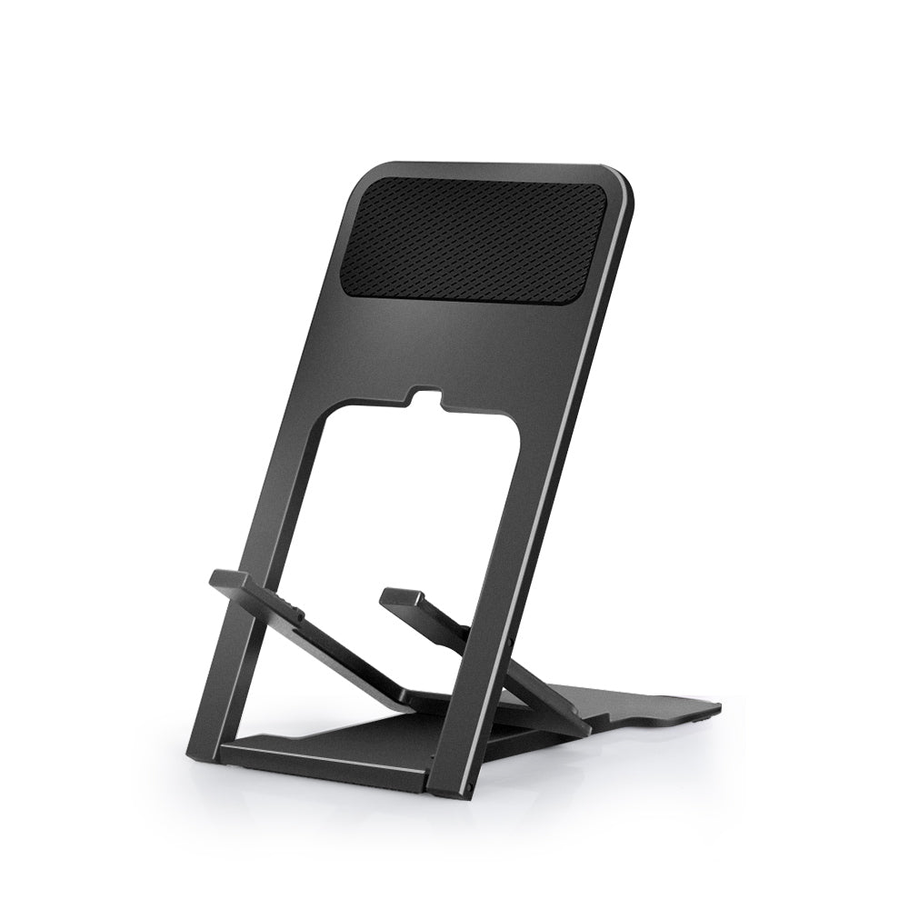 Folding Desk Mobile Stand Phone Mount Holder For Phones and Tablets Black - Eastlakes Electronics