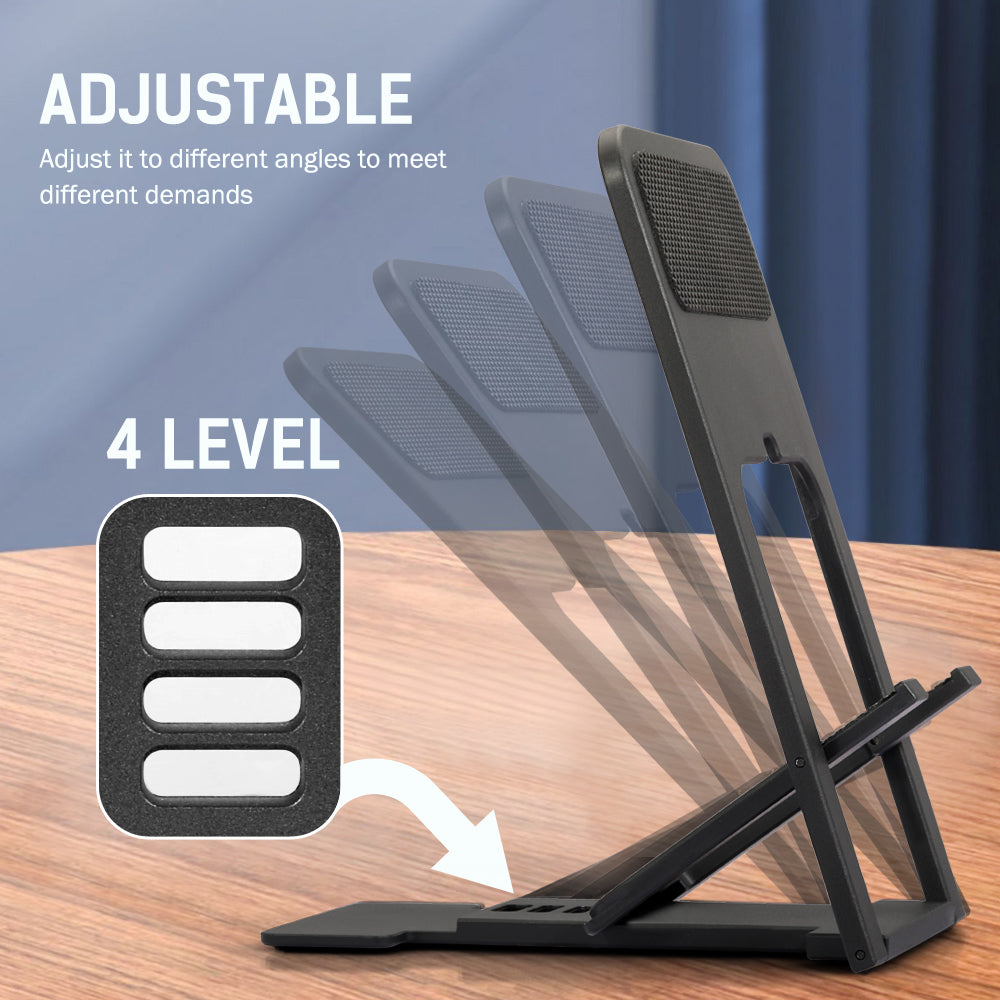 Folding Desk Mobile Stand Phone Mount Holder For Phones and Tablets