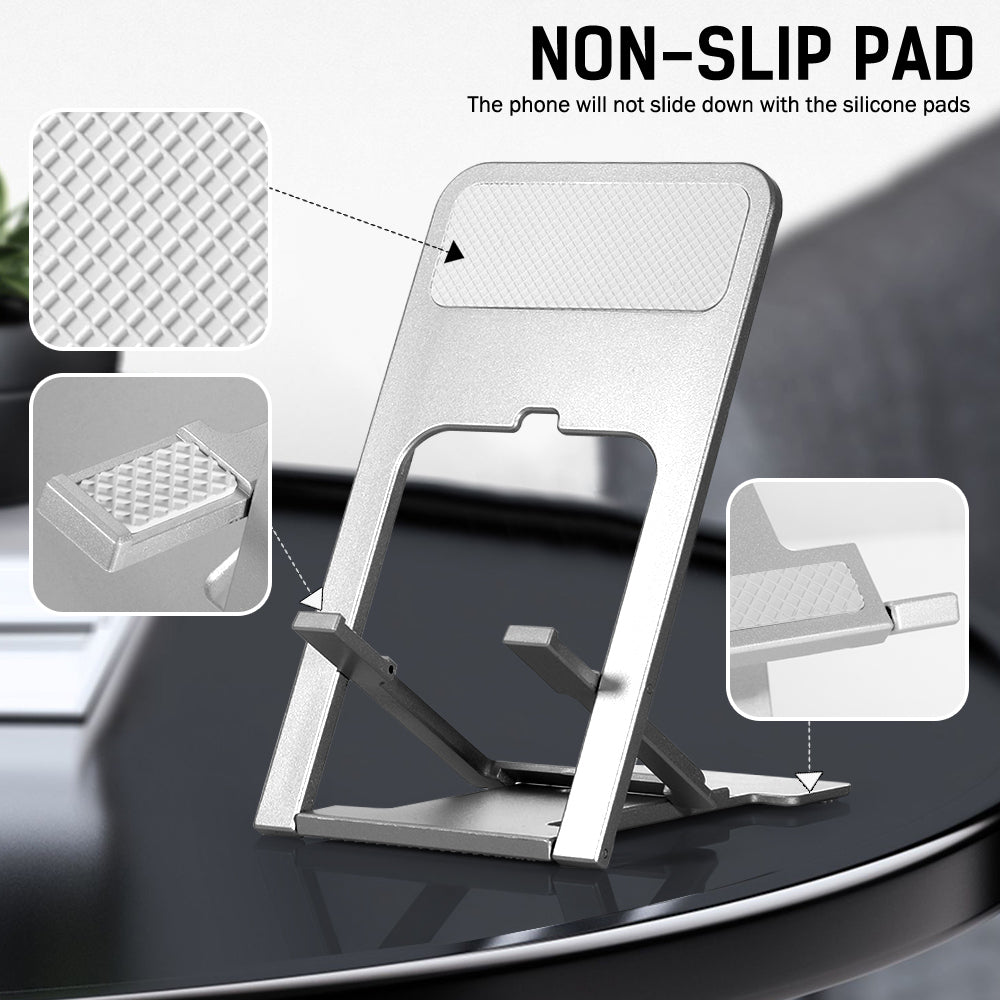 Folding Desk Mobile Stand Phone Mount Holder For Phones and Tablets