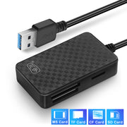 4-in-1 USB 3.0 Multi Memory Card Reader