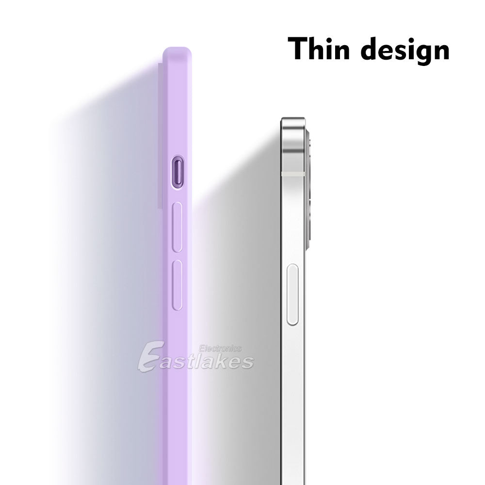 Shockproof Liquid Silicone Case with Camera Lens Protection for Apple iPhone 14 13 Pro Max - Eastlakes Electronics Sydney Australia