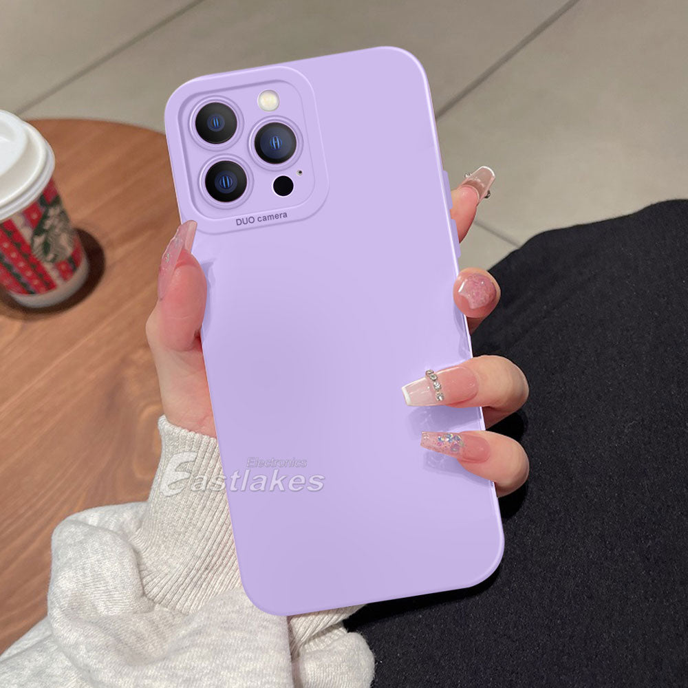 Shockproof Liquid Silicone Case with Camera Lens Protection for Apple iPhone 14 13 Pro Max - Eastlakes Electronics Sydney Australia