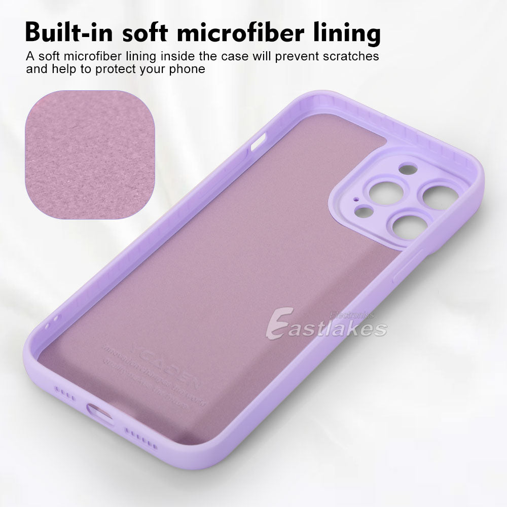 Shockproof Liquid Silicone Case with Camera Lens Protection for Apple iPhone 14 13 Pro Max - Eastlakes Electronics Sydney Australia
