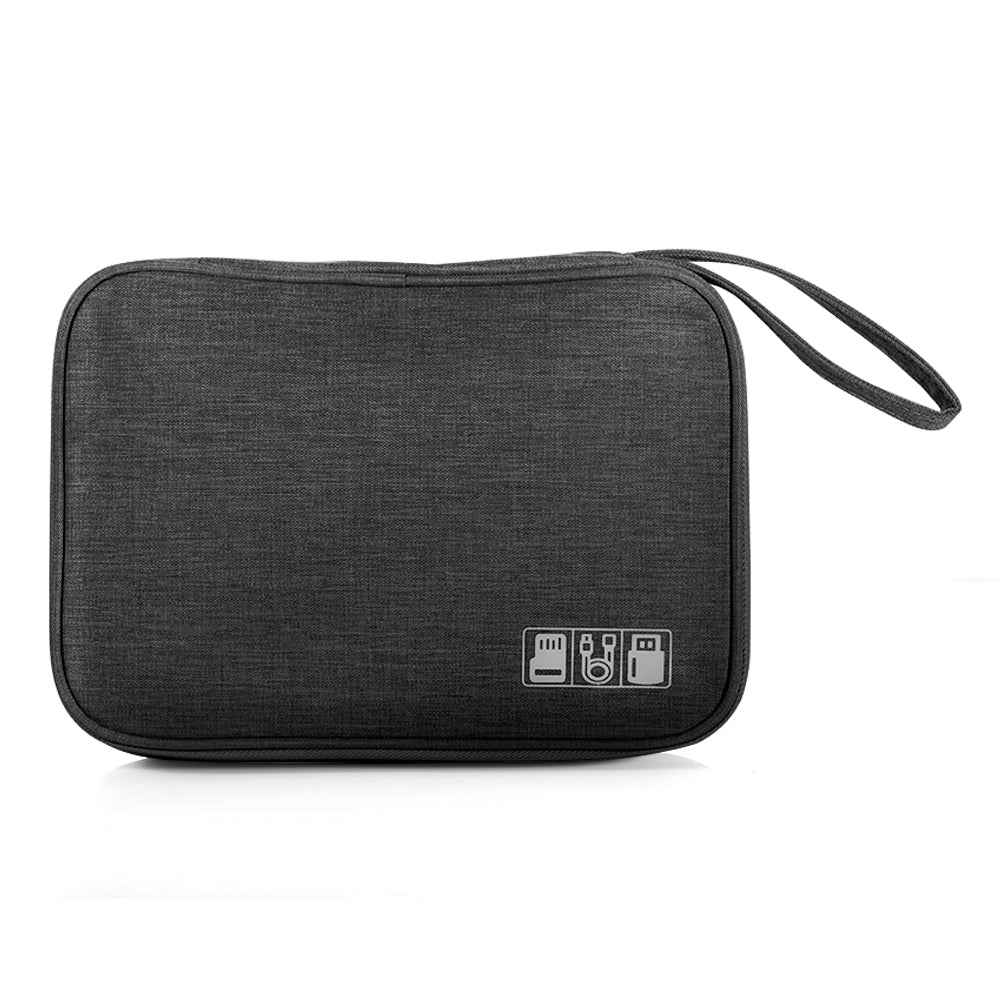 Cable Charger Organiser Travel Electronic Accessories Bag with Strap