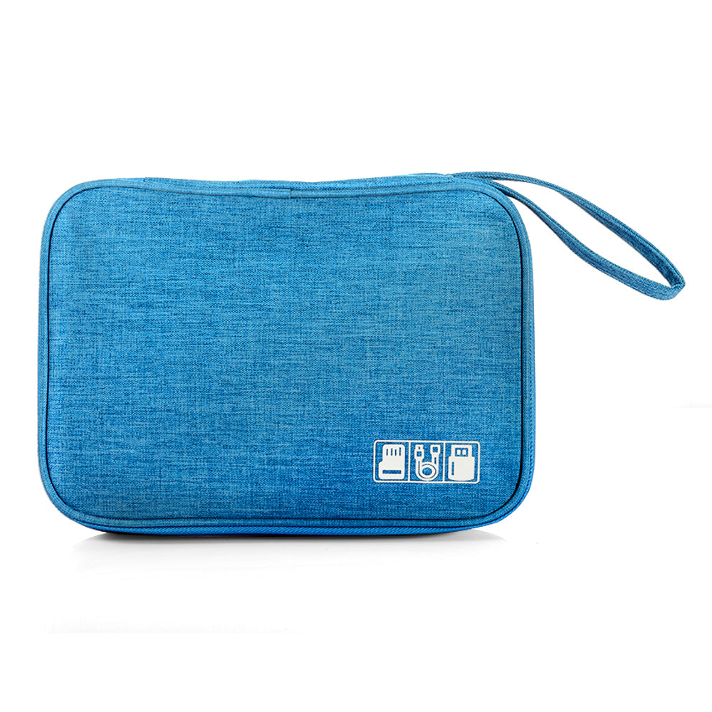Cable Charger Organiser Travel Electronic Accessories Bag with Strap