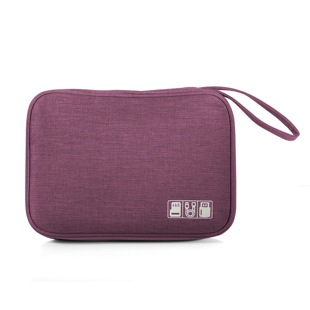Cable Charger Organiser Travel Electronic Accessories Bag with Strap