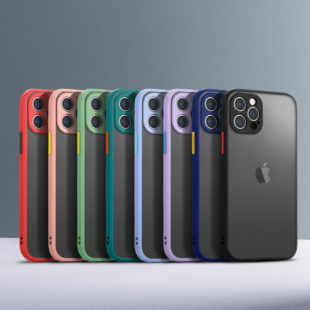 Matte Bumper Silicone Case for iPhone 14 13 12 Pro Max Plus mini - Eastlakes Electronics