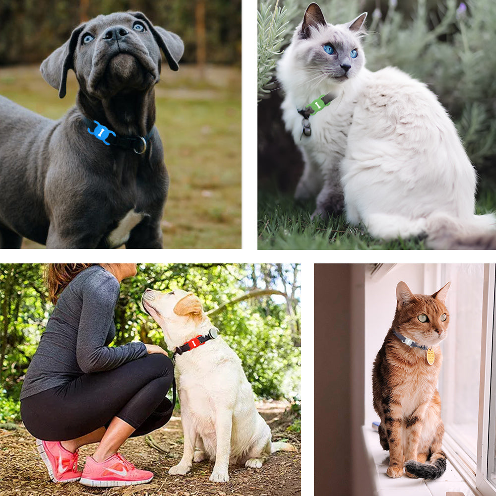 Apple Airtag Silicone Dog Cat Collar Holder Belt Case - Eastlakes Electronics