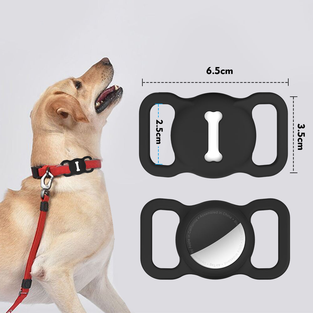 Apple Airtag Silicone Dog Cat Collar Holder Belt Case - Eastlakes Electronics