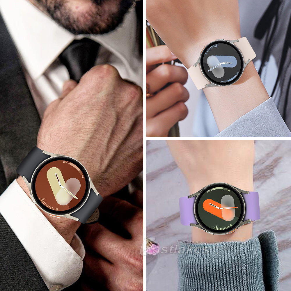 Samsung Galaxy Watch 7 Silicone Sport Watch Strap Band - Eastlakes Electronics