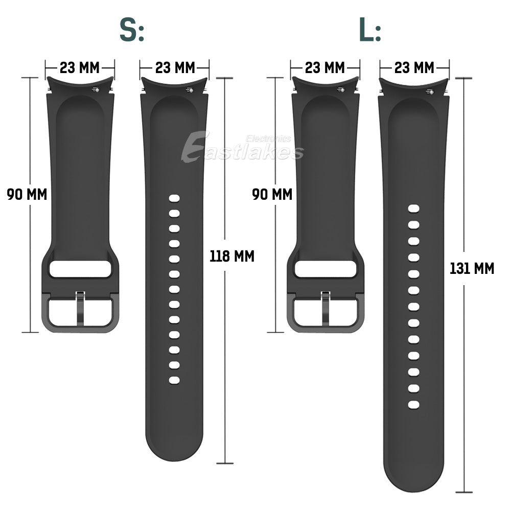 Samsung Galaxy Watch 7 Silicone Sport Watch Strap Band - Eastlakes Electronics