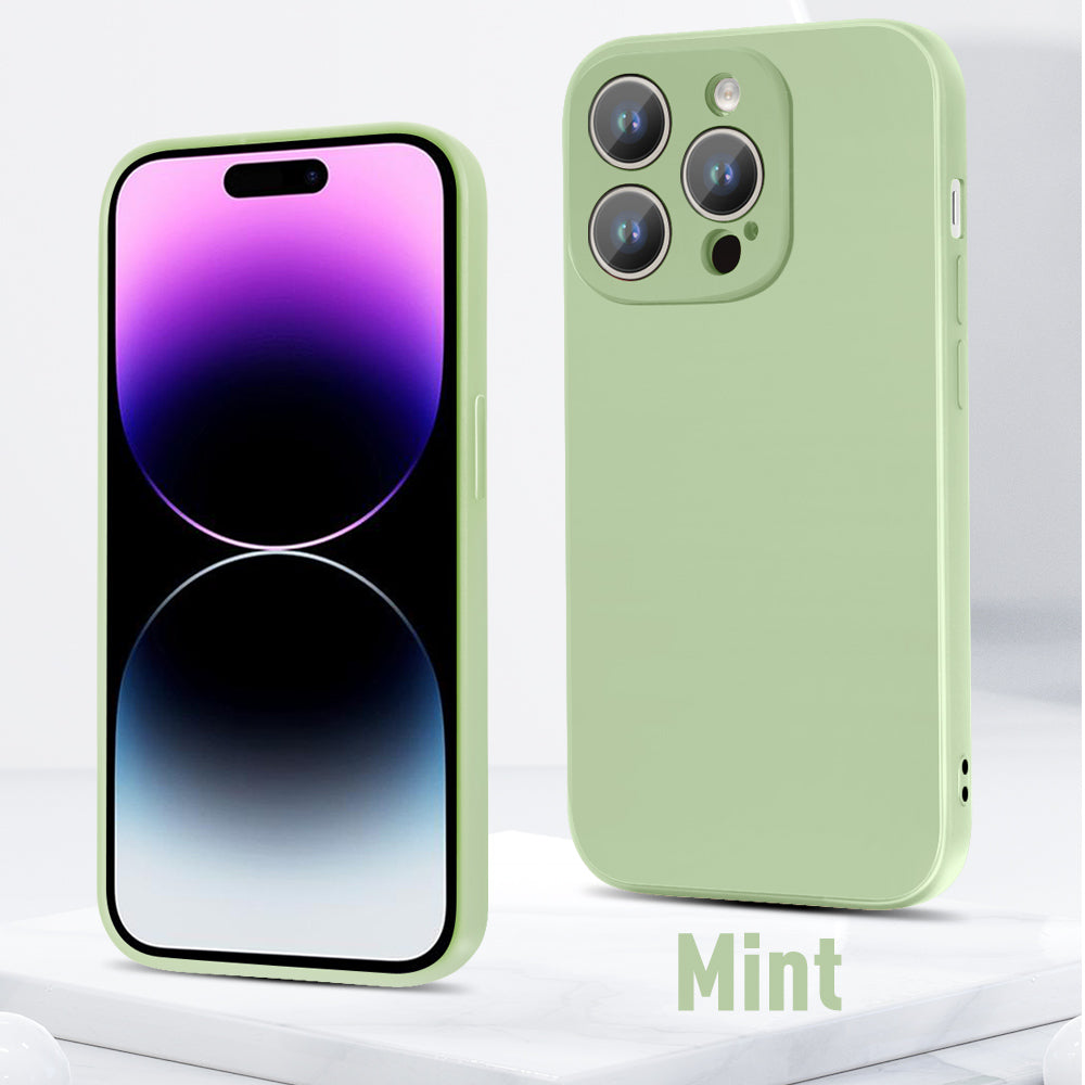 Silicone Bumper Case for Apple iPhone 13 12 11 Series