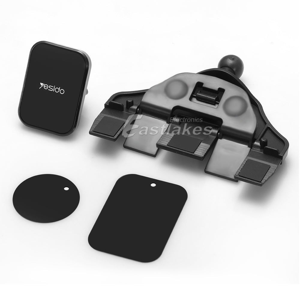 Yesido Magnetic CD Slot Car Phone Holder Mount Black - Eastlakes Electronics