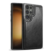 Magnetic Leather Flip Wallet Case for Samsung S23 S22 S21 S20 Note 20 Note 10 Series