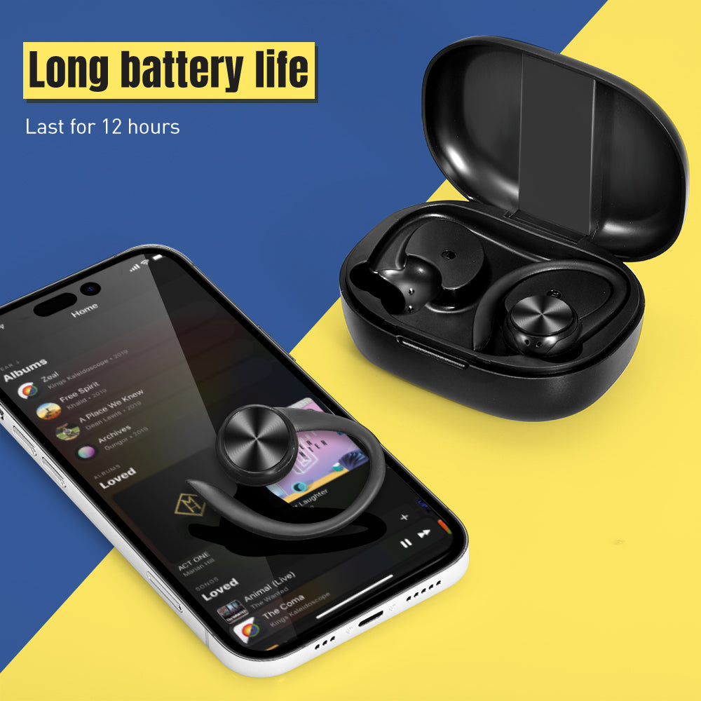 Sweatproof Budget Wireless Bluetooth Earphones For Sports Gym Earbuds