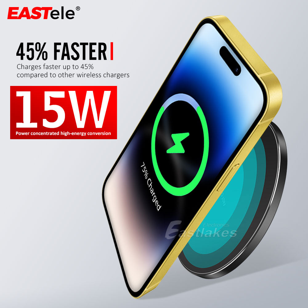 EASTele 15W Qi Wireless Phone Charging Pad Receiver