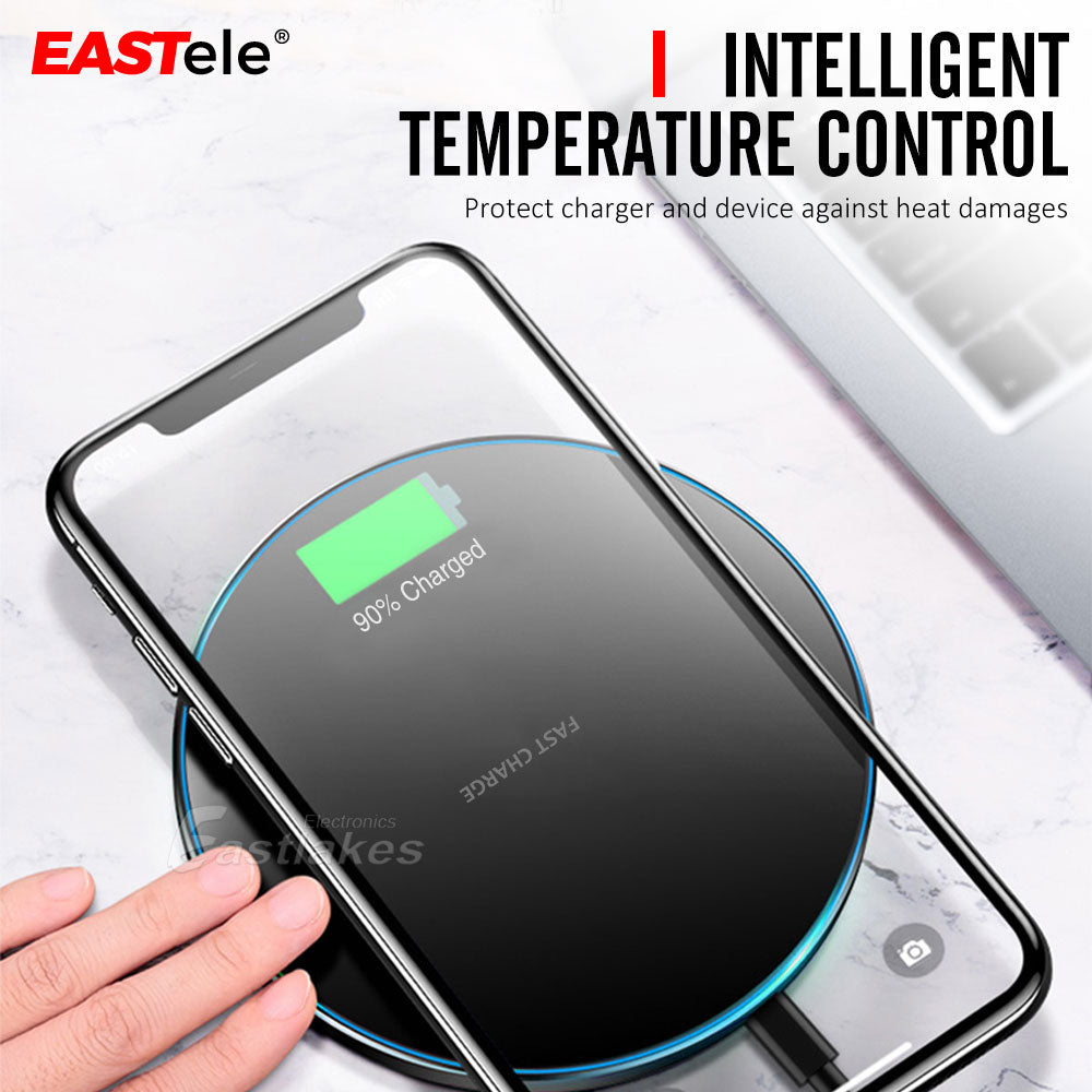EASTele 15W Qi Wireless Phone Charging Pad Receiver