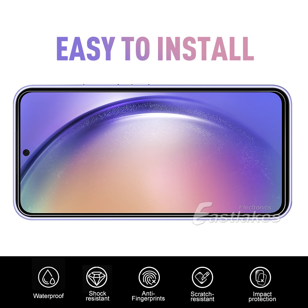 [2 Pack] Tempered Glass Screen Protector for Samsung Galaxy A Series