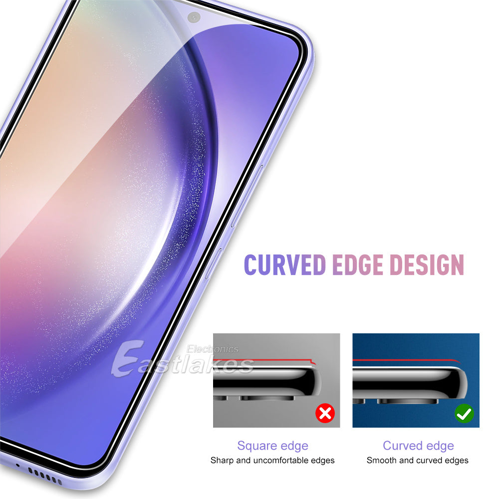 [2 Pack] Tempered Glass Screen Protector for Samsung Galaxy A Series