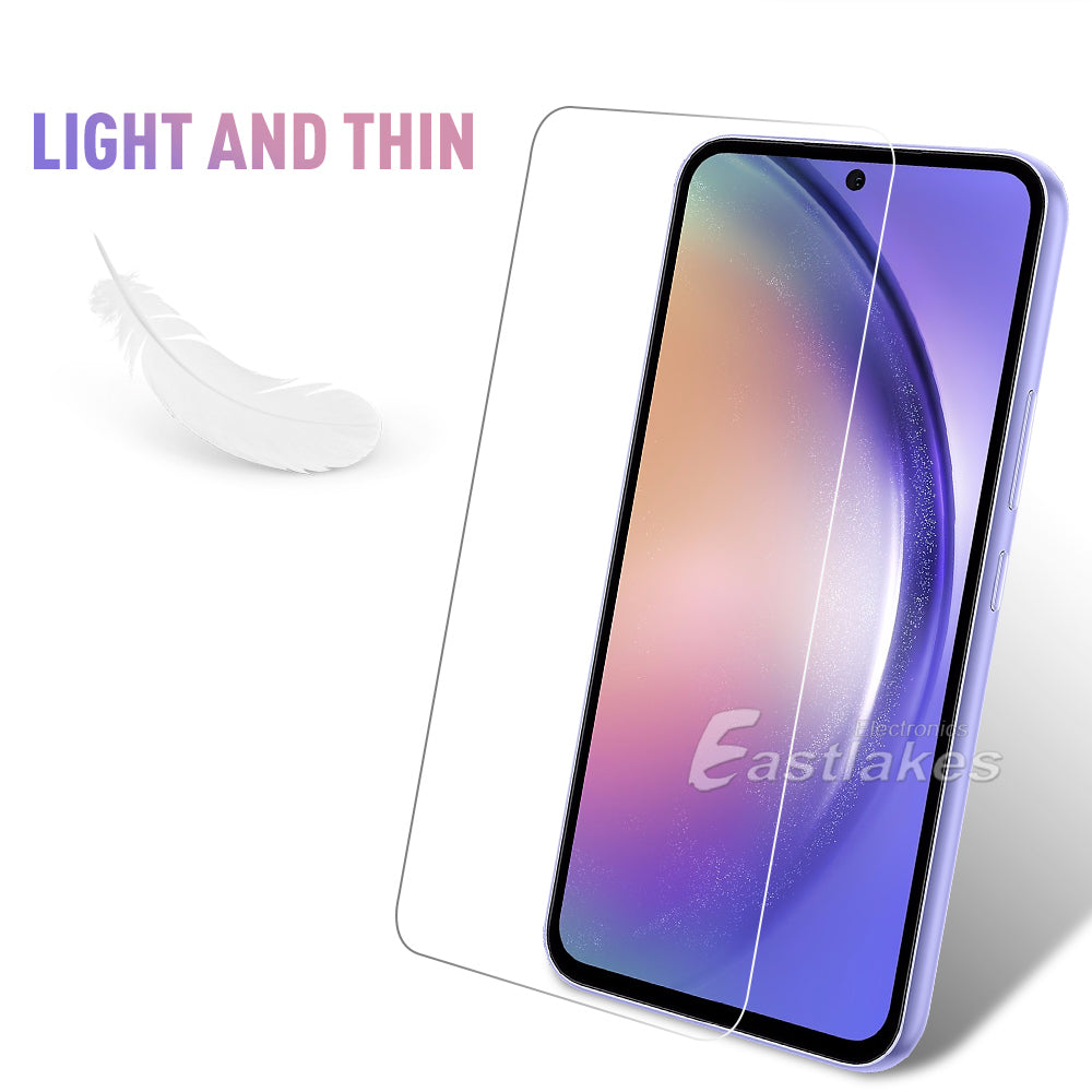 [2 Pack] Tempered Glass Screen Protector for Samsung Galaxy A Series