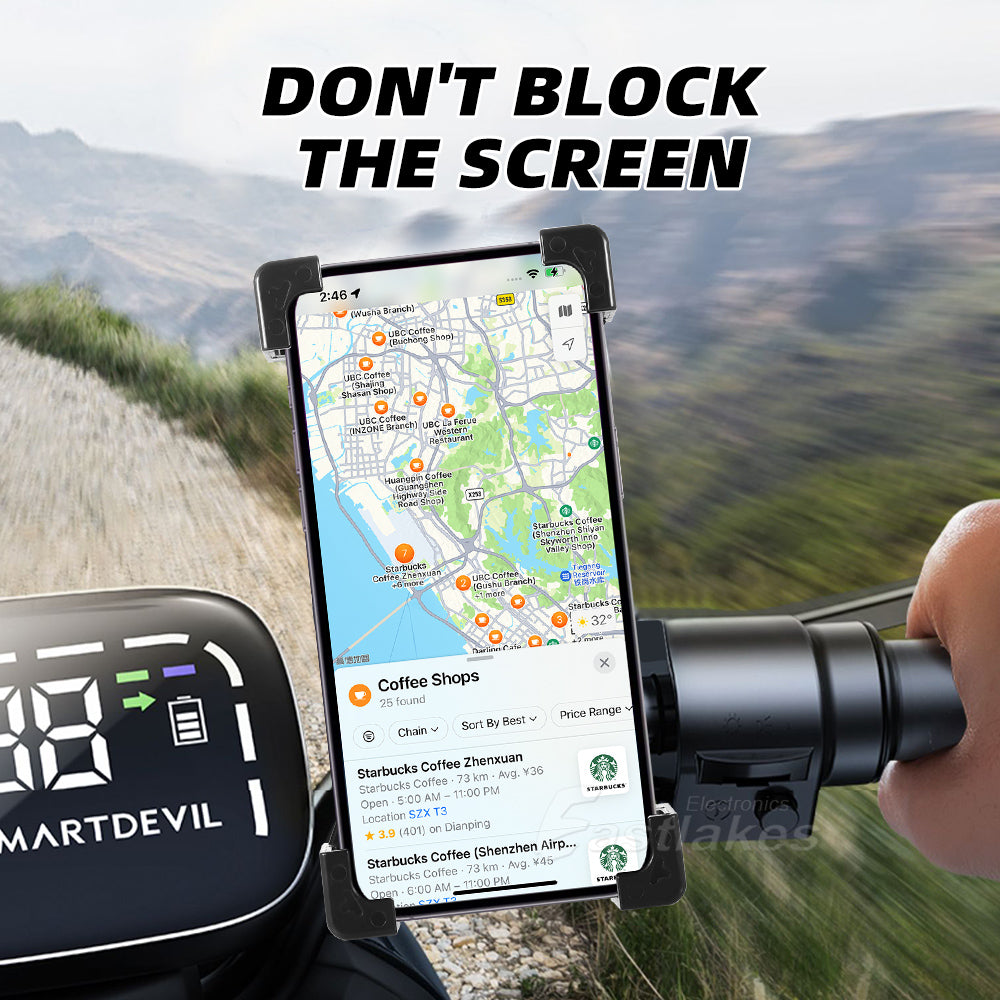 Mobile Phone Cradle Holder For Bicycle Bike Motorcycle Handlebar - Eastlakes Electronics