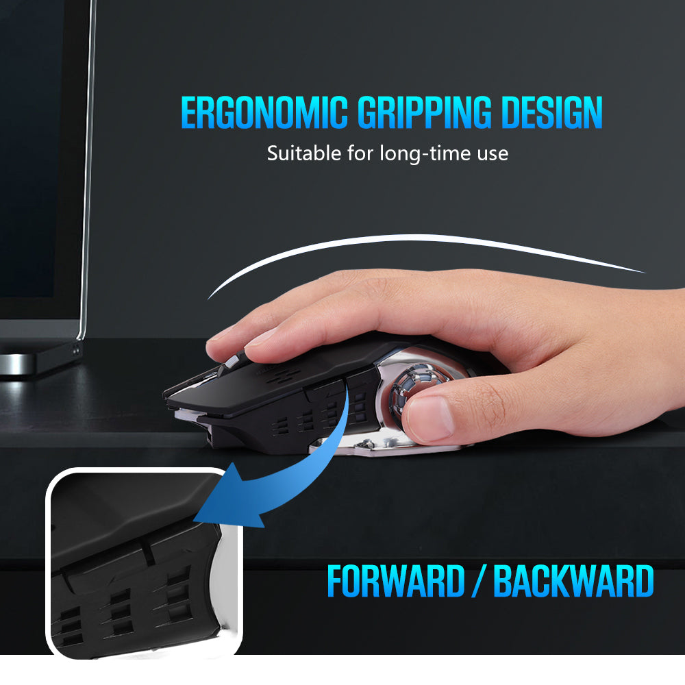 Wireless Bluetooth RGB Gaming Mouse - Eastlakes Electronics