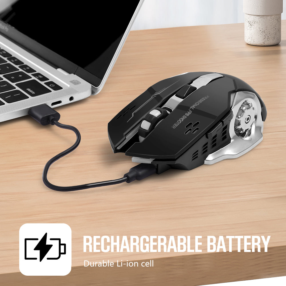 Wireless Bluetooth RGB Gaming Mouse - Eastlakes Electronics