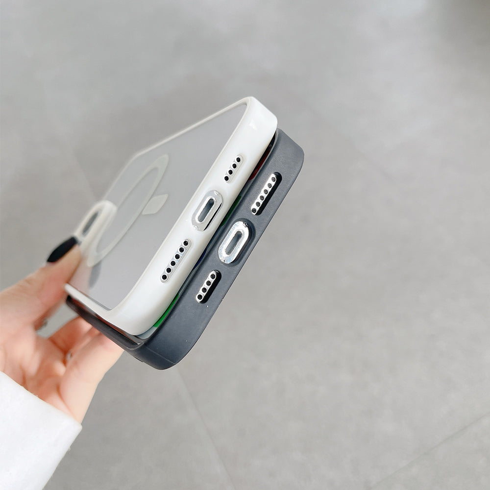 MagSafe Case Magnetic Clear Silicone Case for iPhone 15 Plus Pro Max - Eastlakes Electronics Sydney Australia