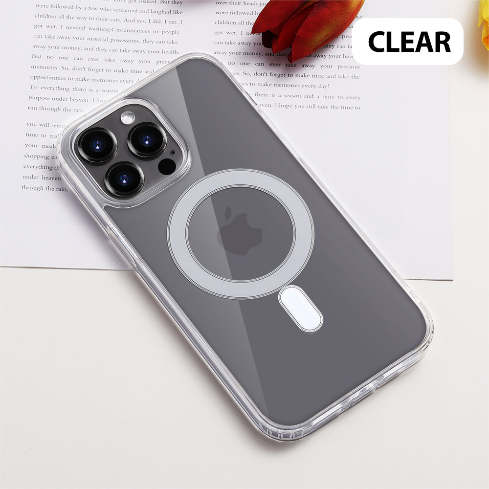MagSafe Case Magnetic Clear Silicone Case for iPhone 14 Plus 13 12 11 Pro Max - Eastlakes Electronics Sydney Australia