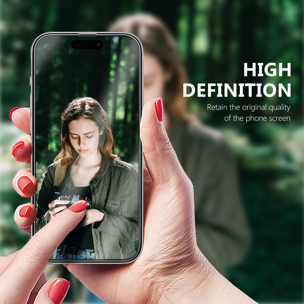 Tempered Glass Screen Protector With Easy Installation Tool For iPhone 14 Pro Max 13 12 11 Xs XR - Eastlakes Electronics