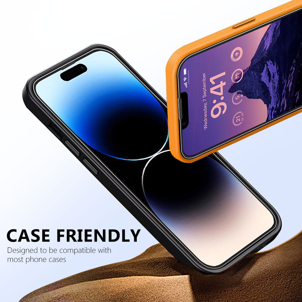 Tempered Glass Screen Protector With Easy Installation Tool For iPhone 14 Pro Max 13 12 11 Xs XR - Eastlakes Electronics