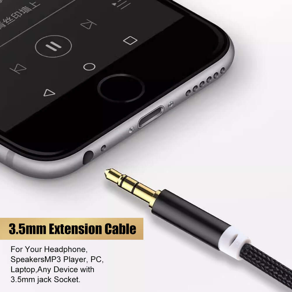 3.5mm Male to Male Audio AUX Auxiliary Cable - Eastlakes Electronics Sydney