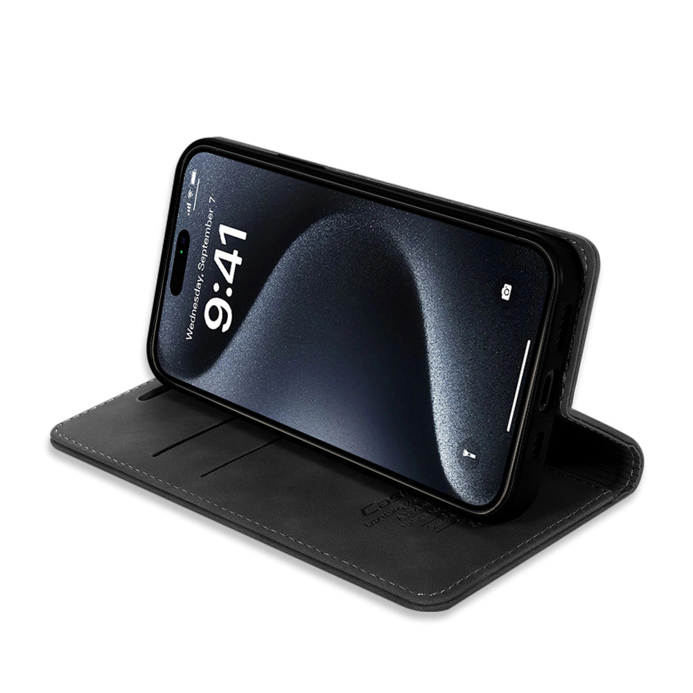 Retro Leather Flip Wallet Card Case Cover For Apple iPhone 15 14 13 12 Pro Max mini