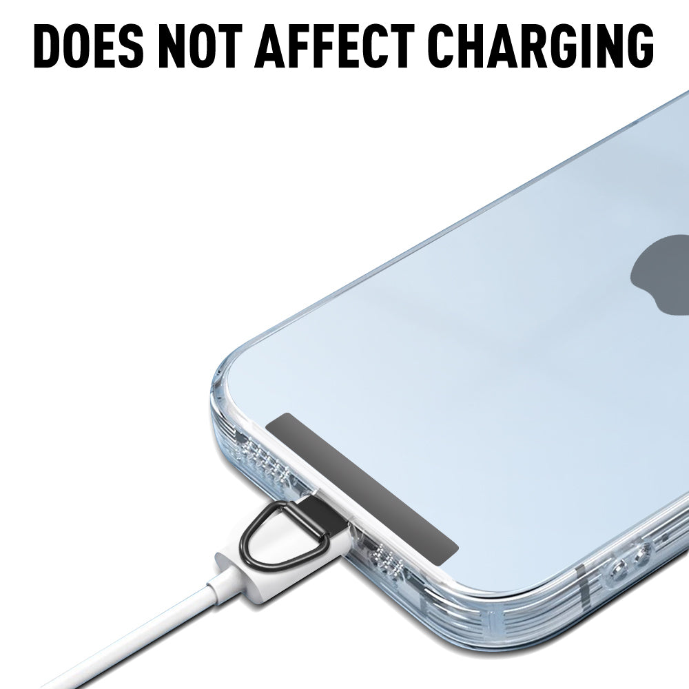 Metal Patch Mobile Phone Lanyard With Free Adjustable Hanging Neck Wrist Strap - Eastlakes Electronics