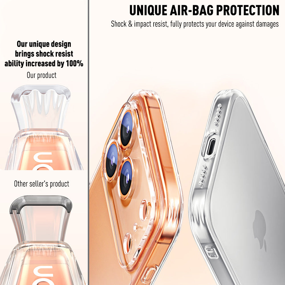 Premium Crystal Clear Shock Resist Protective Case Cover For Apple iPhone