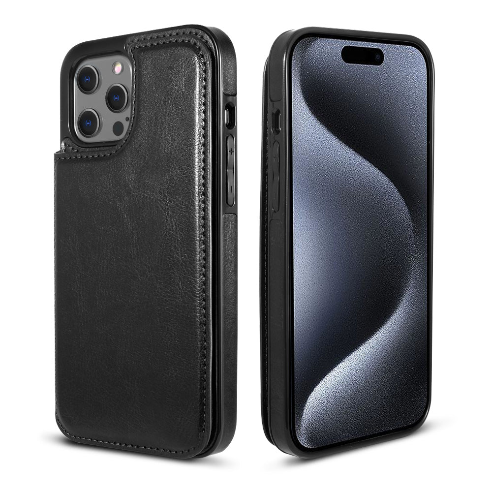 Magnetic Flip Leather Wallet Case for iPhone 16 15 14 13 12 11 XS XR Pro Max Plus mini