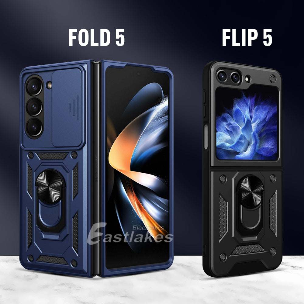 Samsung Galaxy Z Flip Z Fold / Ultra Shockproof Ring Holder Case