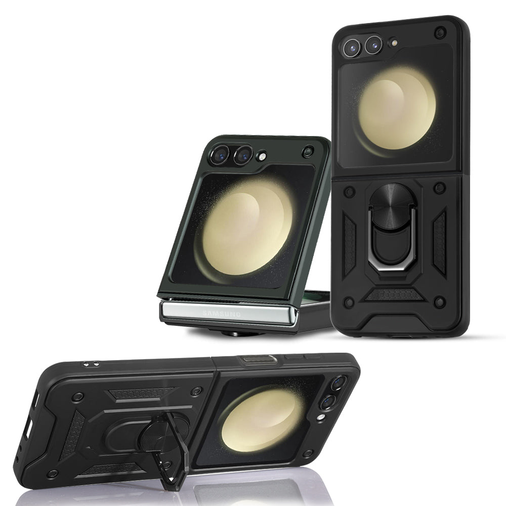 Samsung Galaxy Z Flip 4 5 Shockproof Ring Holder Case